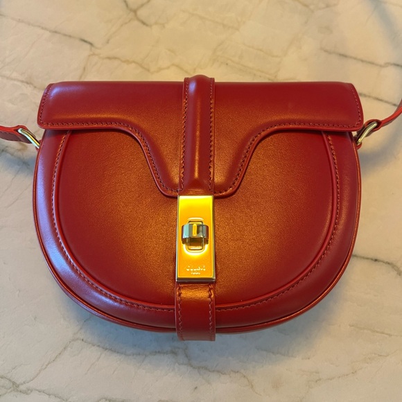 Celine small Besace red bag - Picture 1 of 8